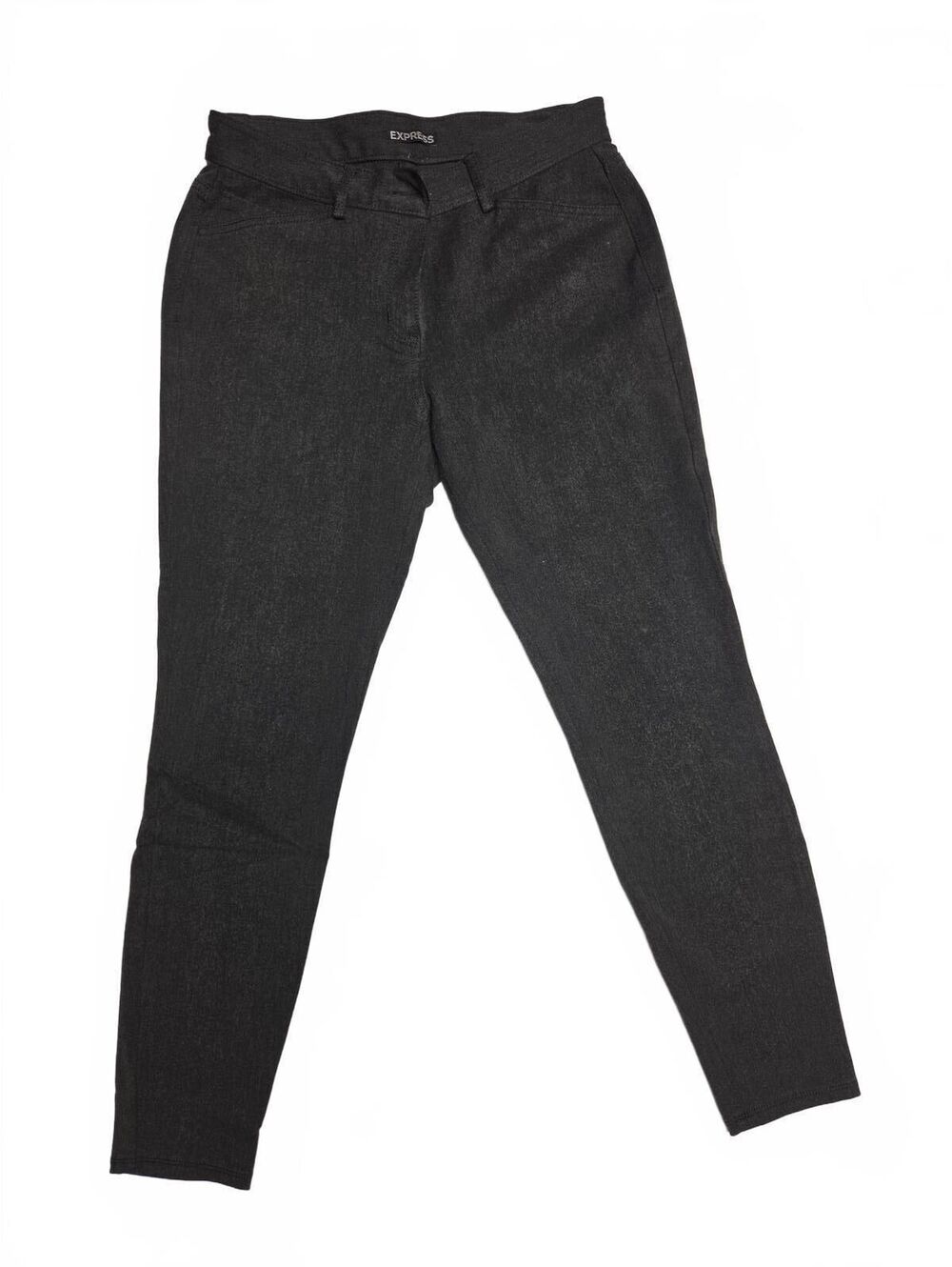 Express Gray Stretch Dress Pants Trousers Size 6R Office Workwear Chic